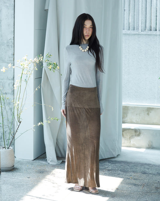 Drop skirt - Coffee