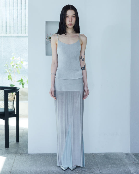 Drop skirt - Ice gray